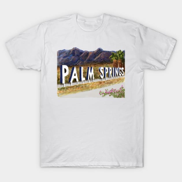 Welcome to Palm Springs! T-Shirt by kschowe